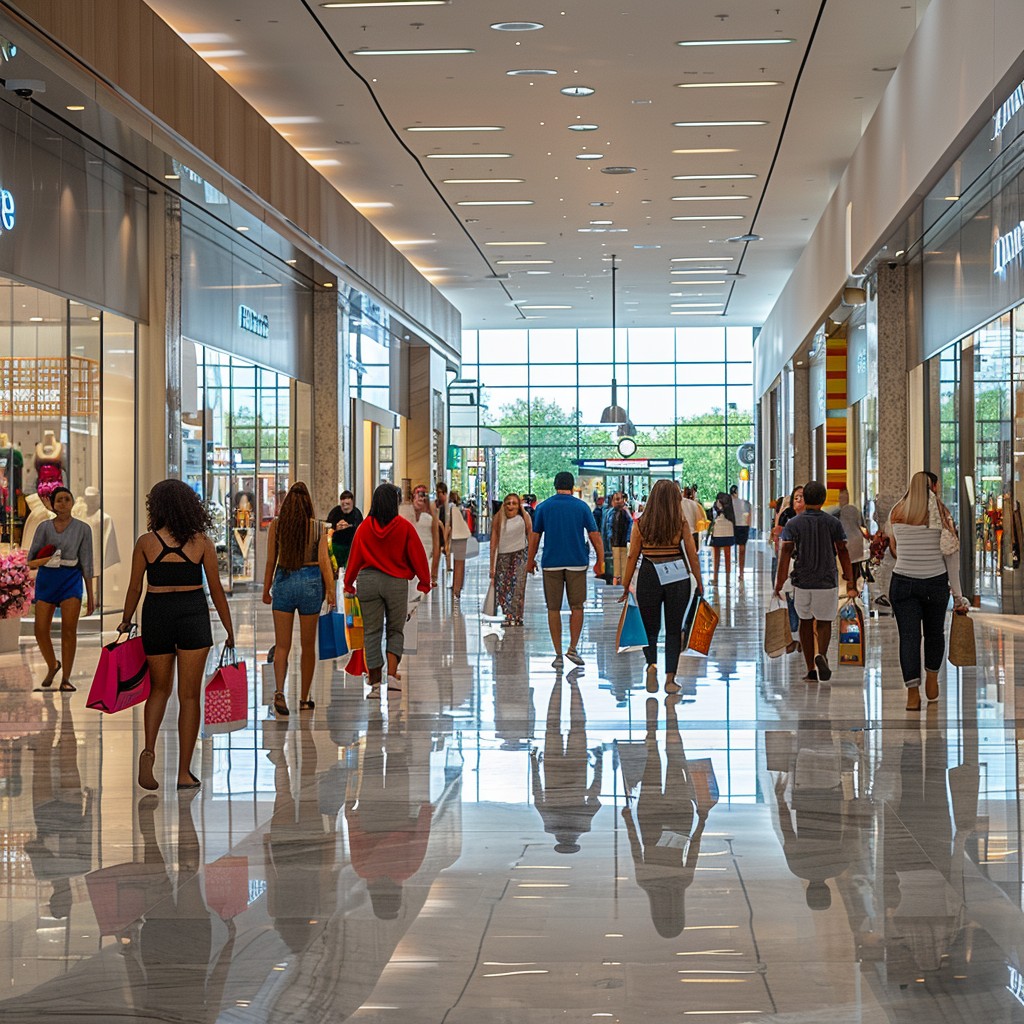 Free Shoppers in Mall Image - Shopping, Mall, Shoppers | Download at ...