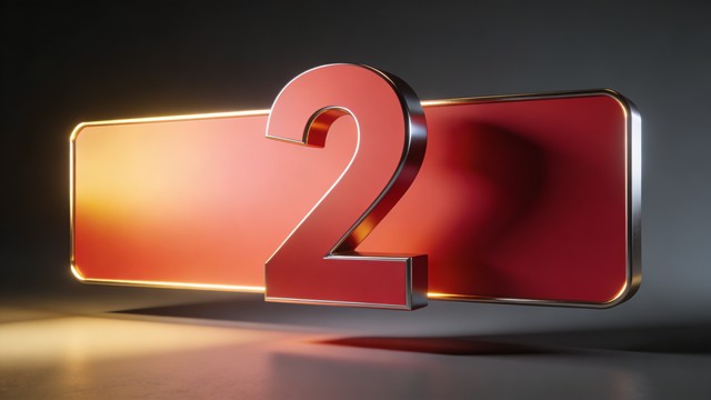 Free Bold Red Number Image - Number, Red, 3d | Download at StockCake