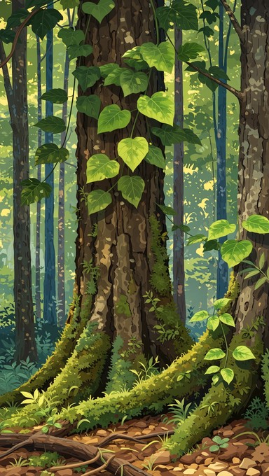 Free Enchanted Forest Layers Image - Forest, Textures, Layers ...