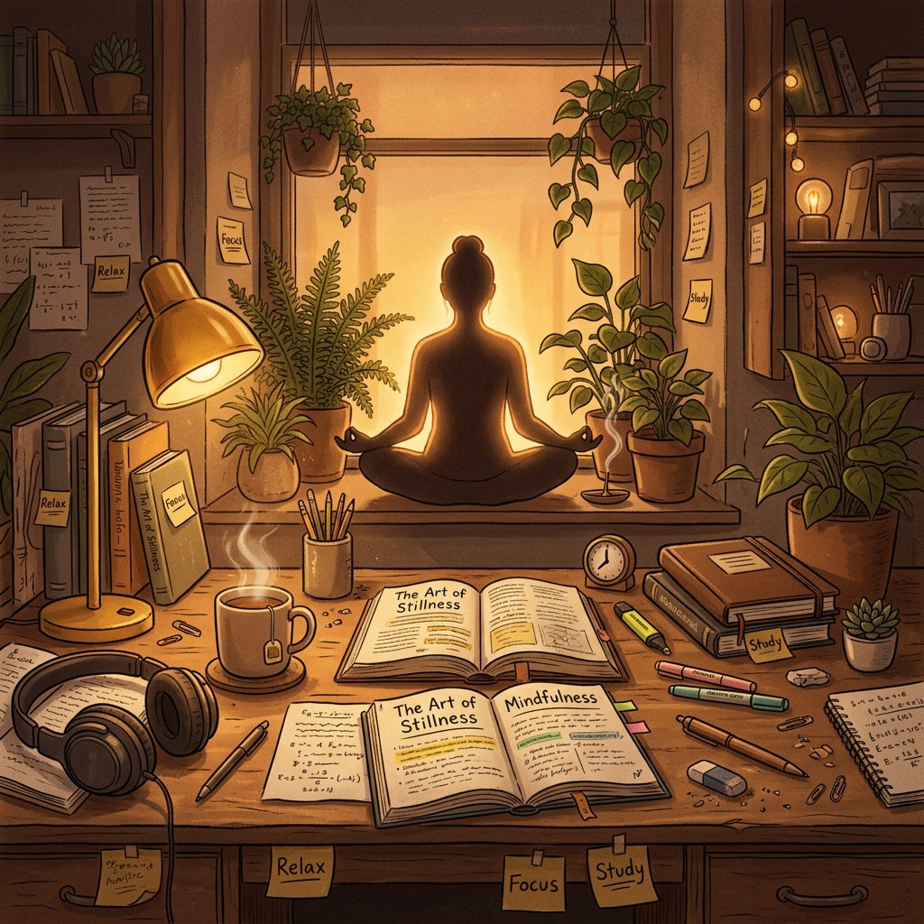 Free Peaceful Study Meditation Image - Meditation, Study, Lofi ...