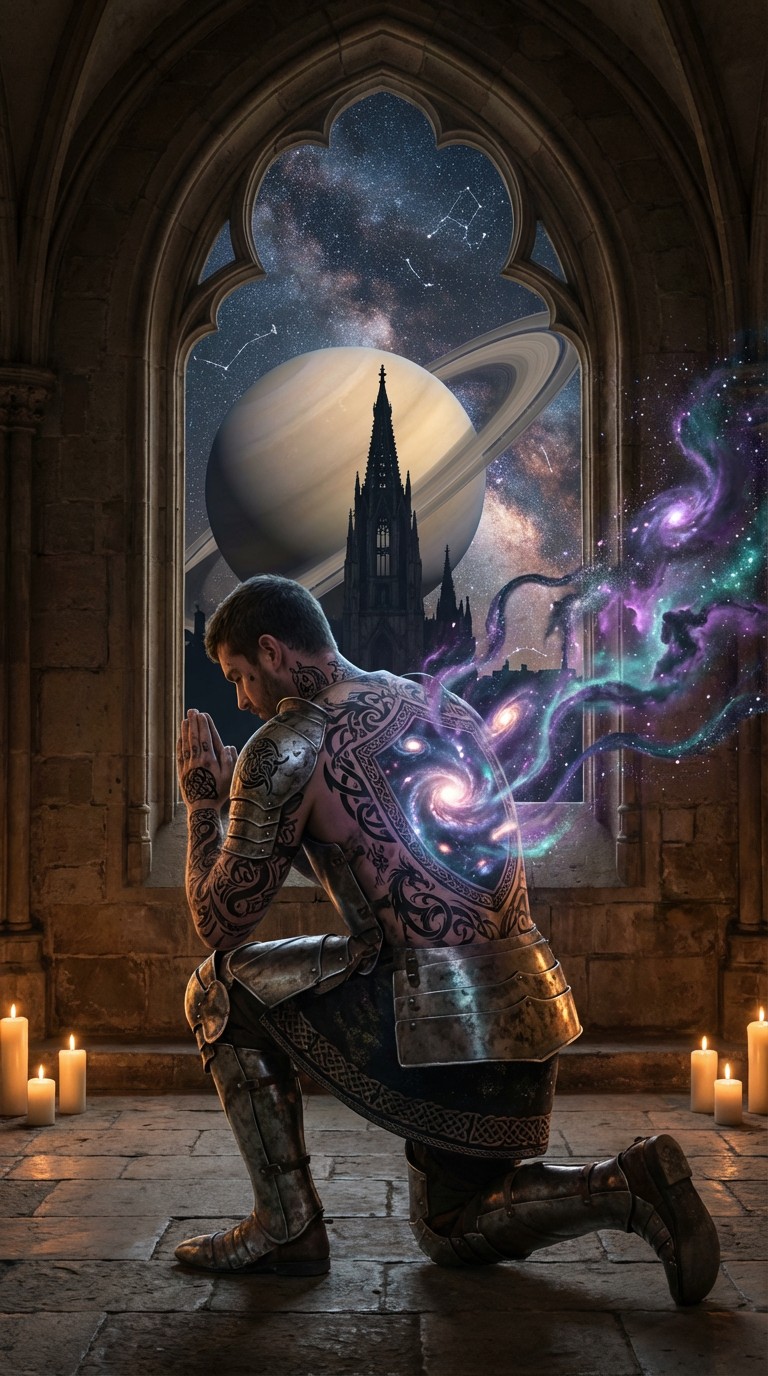 Free Cosmic Knight Prays Image - Knight, Cosmic, Medieval | Download at ...