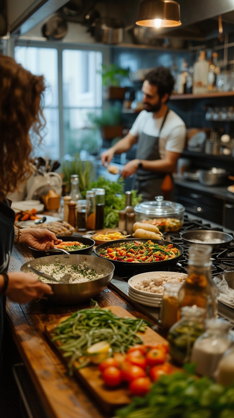 Free Culinary Delights Preparation Image - Cooking, Kitchen, Couple ...