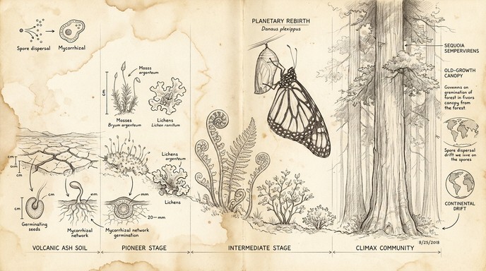 Free Nature's Timeline Sketch Image - Ecology, Succession, Journal ...