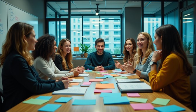 Free Diverse Team Brainstorming Image - Brainstorming, Collaboration ...