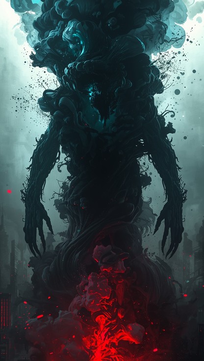 Free Towering Shadow Beast Image - Monster, Ink, Creature | Download at ...