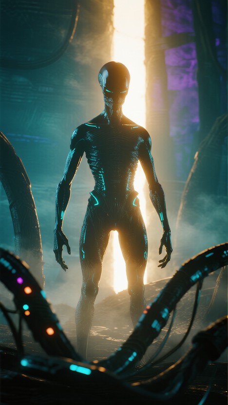 Free Otherworldly Visitor Emerges Image | Download at StockCake
