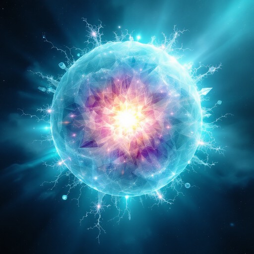 Free Glowing Cosmic Orb Image - Sphere, Orb, Glow | Download at StockCake