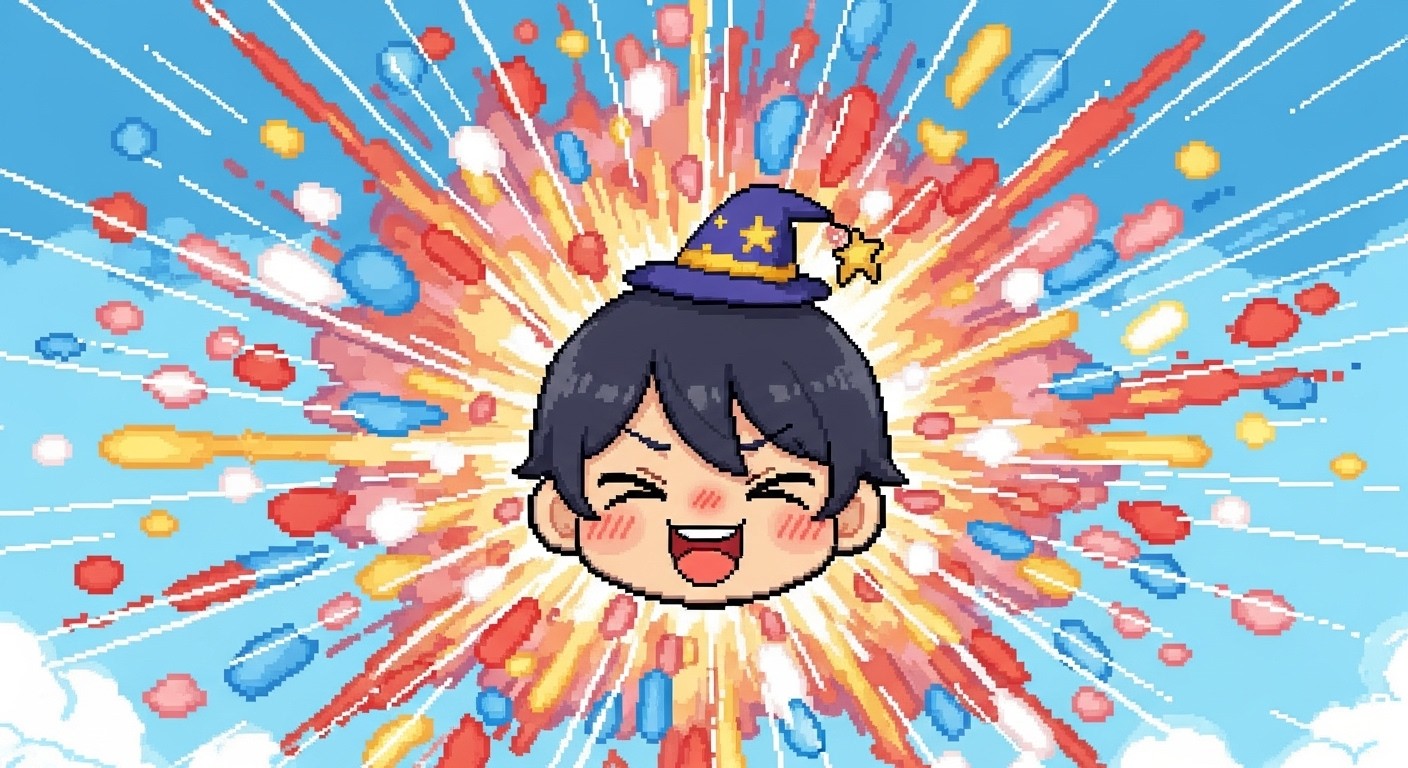 Free Joyful Pixel Explosion Image - Pixel, Chibi, Joy | Download at ...