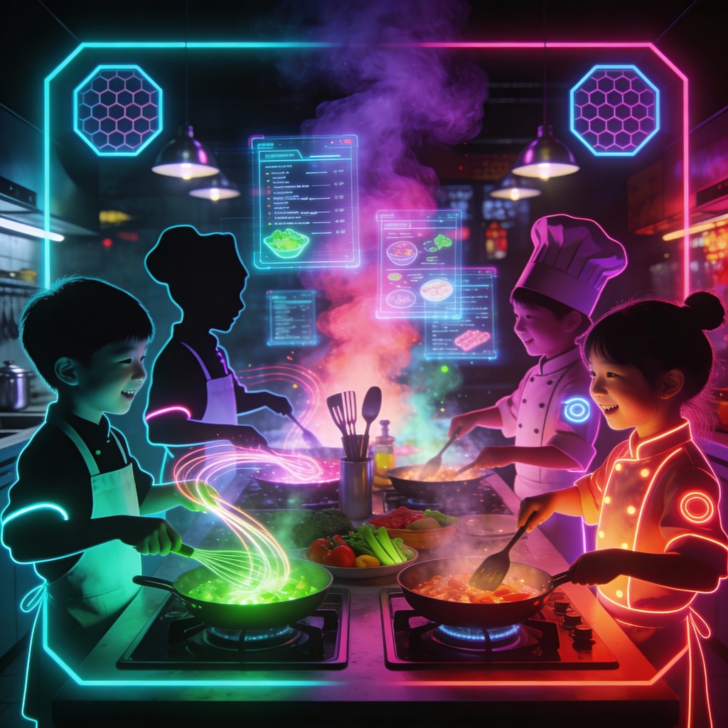 Free Cyberpunk Chef Kids Image - Cyberpunk, Futuristic, Neon | Download ...