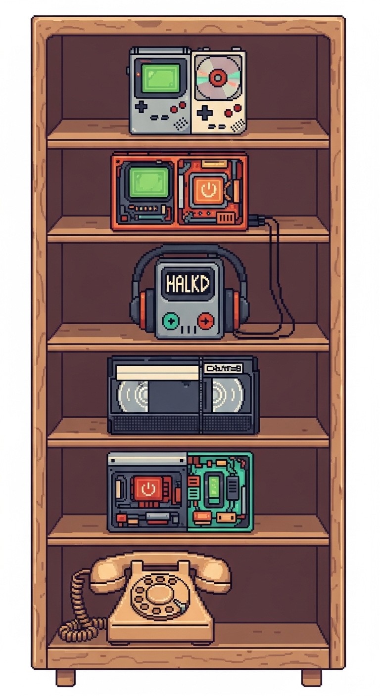 Retro Evolution Device Free Retro Tech Evolution Image - Pixel, Retro, Vintage | Download at ...