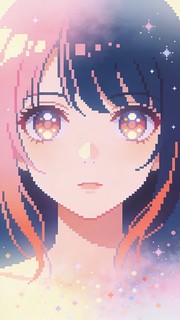 Free Ethereal Pixel Portrait Image - Pixel, Anime, Portrait | Download ...