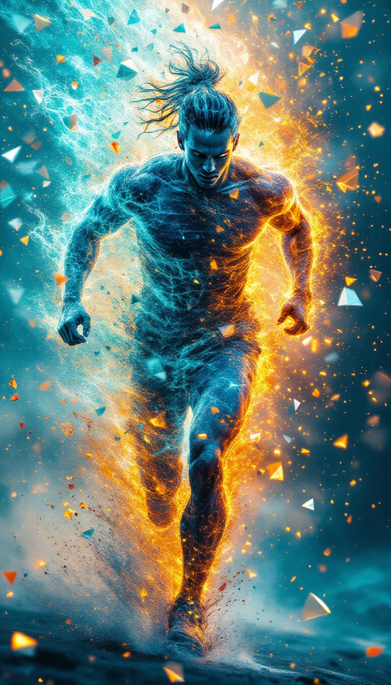Free Elemental Runner Transcending Image - Runner, Athlete, Man ...