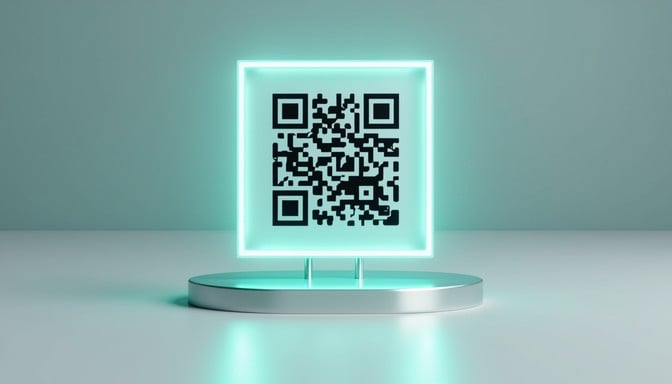Free Floating QR Display Image | Download at StockCake