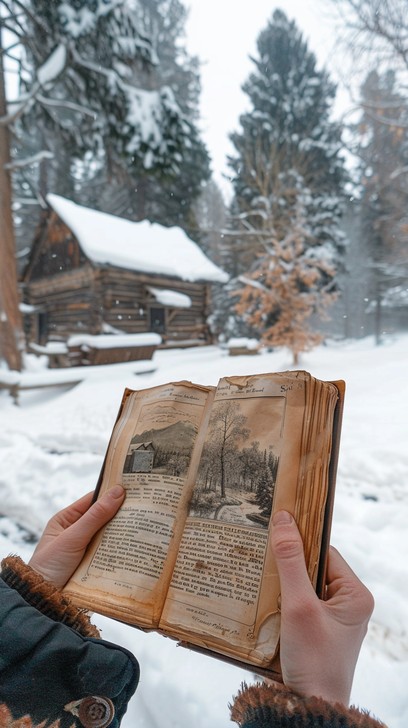 Snow Reading Free Snowy Reading Moment Image - Snow, Reading, Book | Download at ...