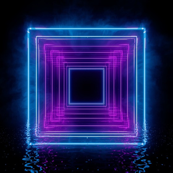 Square Visual Impact Design Free Hypnotic Neon Squares Image - Neon, Geometric, Squares | Download ...