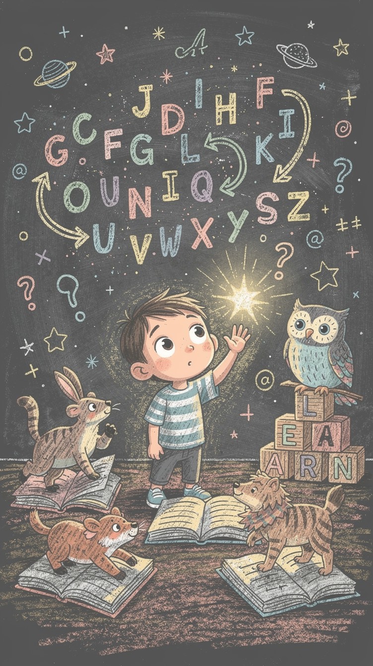 Free Learning Through Wonder Image - Illustration, Chalkboard, Child ...