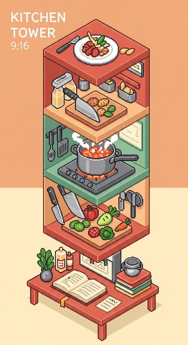Pixel Cookware Free Cooking Process Timeline Image - Cooking, Kitchen, Pixel ...