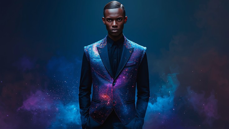 Supernova Style Free Cosmic Fashion Portrait Image - Celestial, Fashion, Vest ...