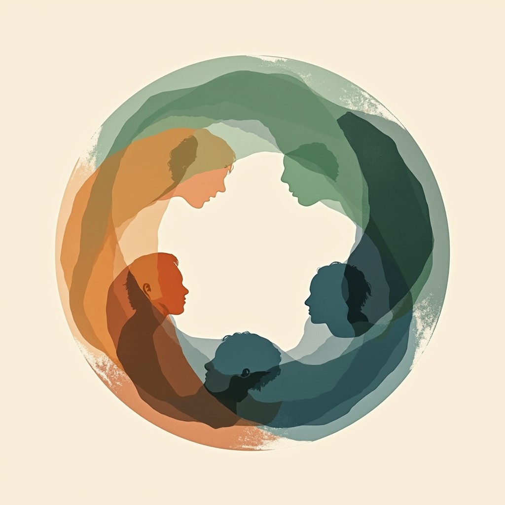 Free Harmony Through Connection Image - Unity, Circle, Silhouettes ...