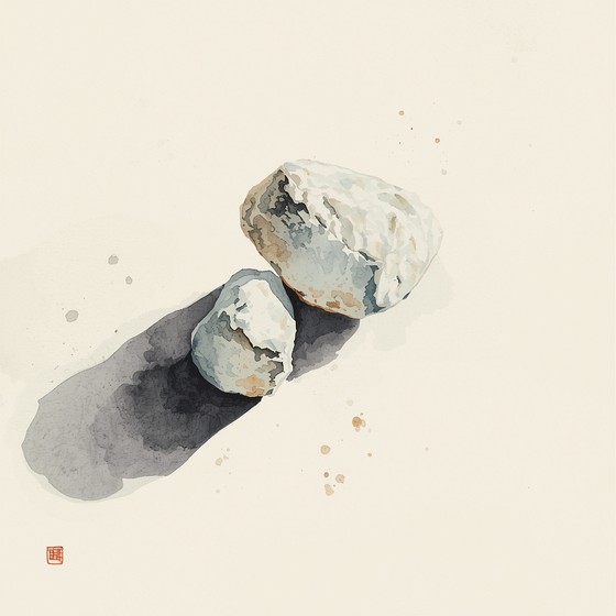 Minimalist Light Rocks Free Minimal Zen Rocks Image - Watercolor, Rocks, Stones | Download at ...