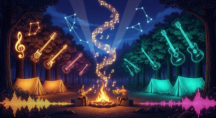 Musical Instruments Forest Free Musical Forest Magic Image | Download at StockCake