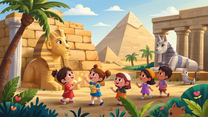 Free Ancient Egypt Adventure Image - Children, Explorers, Pyramids ...