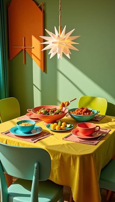 Free Midcentury Table Setting Image | Download at StockCake
