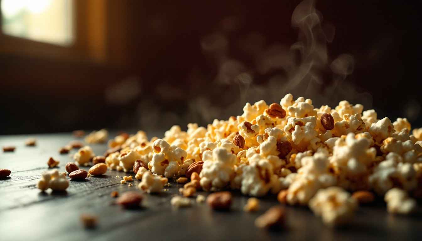 Free Steaming Gourmet Popcorn Image - Popcorn, Nuts, Steam | Download ...