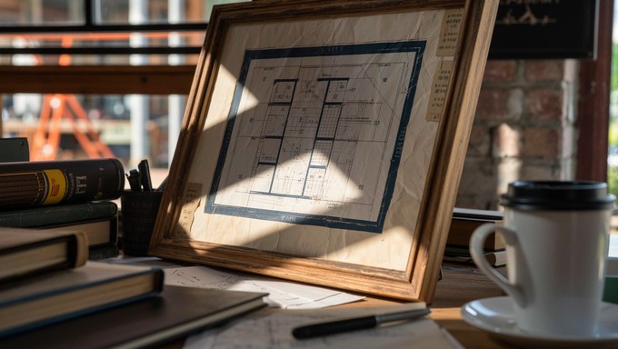 Free Blueprint Workspace Scene Image - Blueprint, Architecture, Design ...