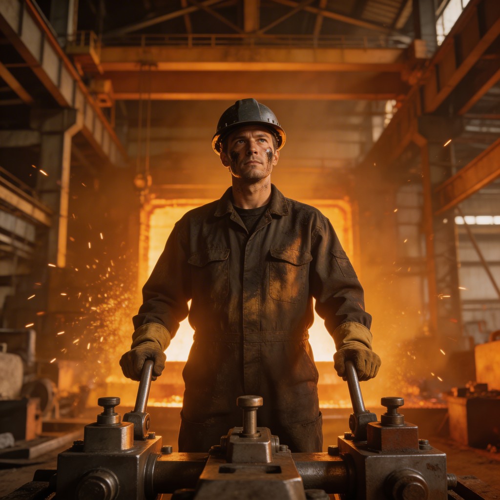 Free Steel Worker Strength Image - Steelworker, Forge, Industrial ...