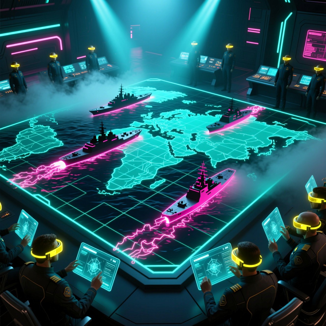 Neon Usmc Free Neon Naval Command Image - Cyberpunk, Naval, Holographic ...