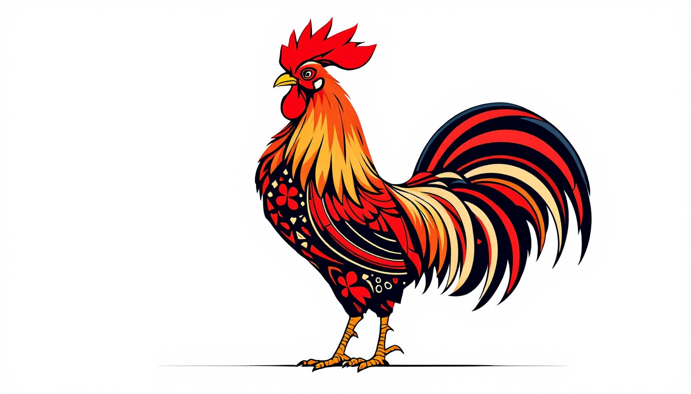 Free Proud Pixel Rooster Image - Rooster, Pixel, Geometric | Download ...
