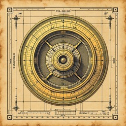 Technical Drawing Renaissance Free Renaissance Mechanical Diagram Image - Mechanical, Renaissance ...