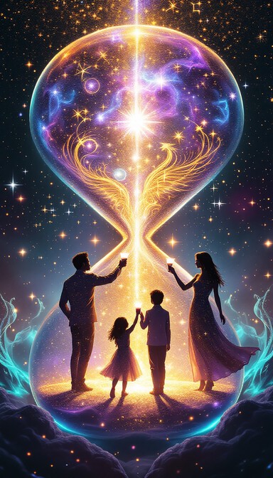 Download Cosmic Family Celebration Image - Family, Cosmic, Hourglass ...