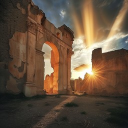 Free Ancient Ruins Sunset Image - Ruins, Sunset, Ancient | Download at ...