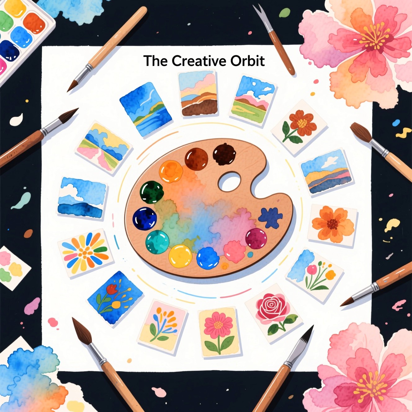 Free Creative Color Wheel Image - Watercolor, Palette, Orbit | Download ...