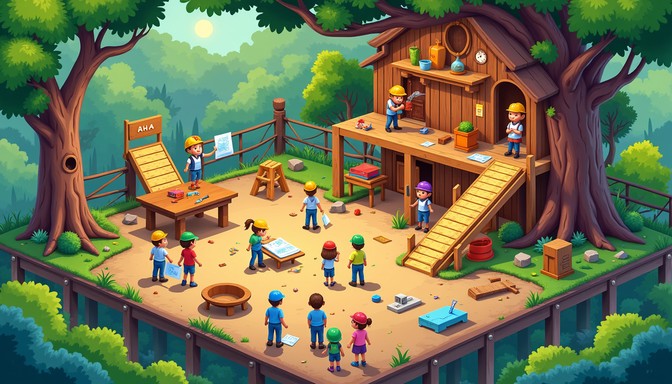 Work Treehouse Free Treehouse Makers Workshop Image - Treehouse, Workshop, Children ...