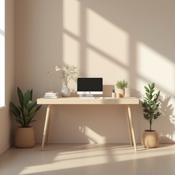 Free Minimal Beige Workspace Image - Minimal, Workspace, Beige ...