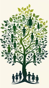 Tree Lineage Image Free Family Tree Art Image - Family, Tree, Art | Download at StockCake
