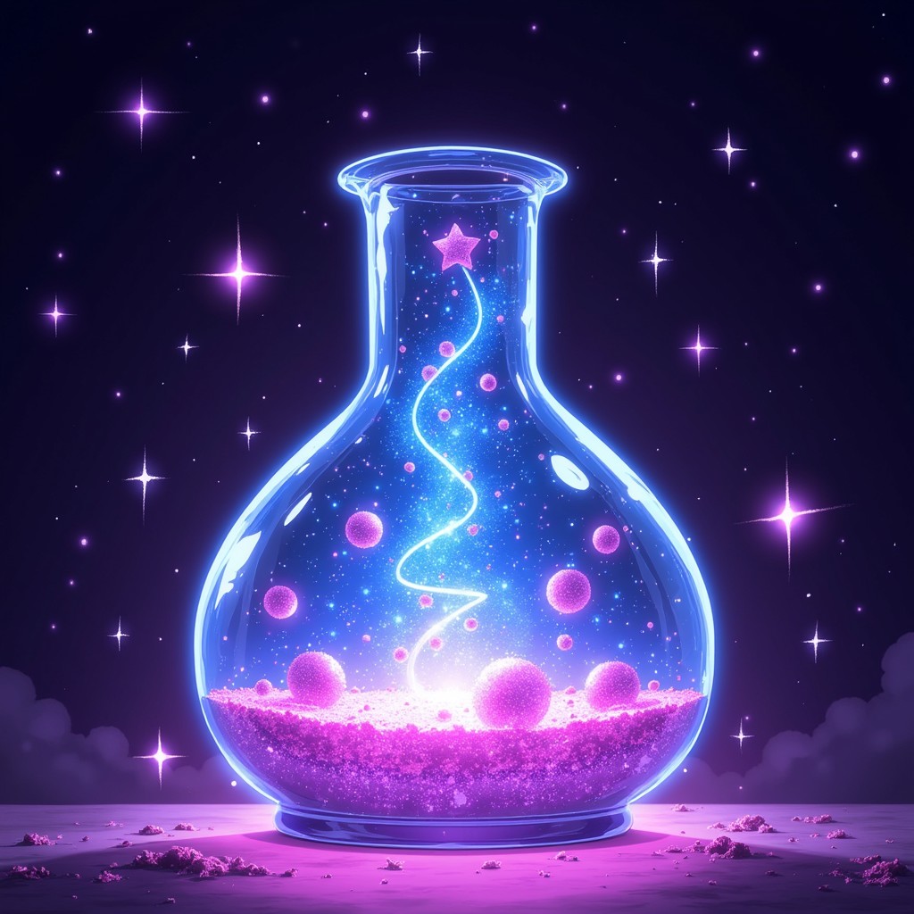 Free Magical Galaxy Elixir Image - Potion, Magical, Flask | Download at ...
