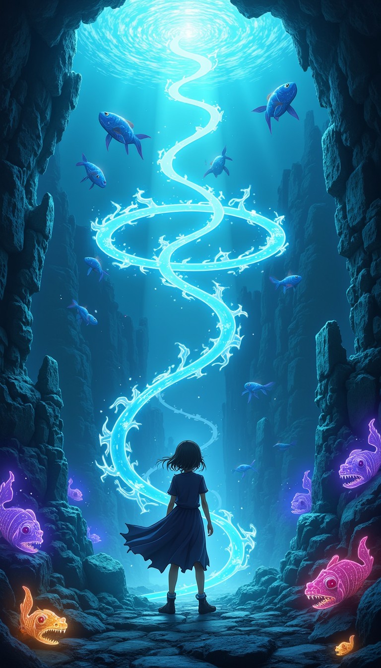 Free Underwater Magic Spiral Photo - Magical, Underwater, Cave ...