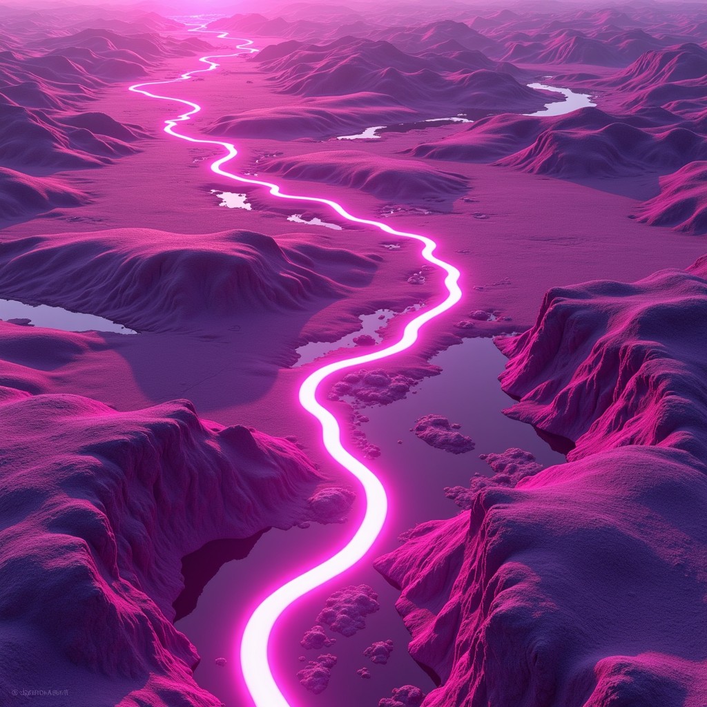 Free Neon River Network Image - Magenta, River, Neon | Download at ...