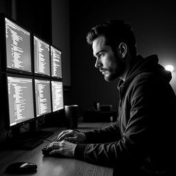 Free Digital Night Worker Image - Coder, Hacker, Programmer | Download ...