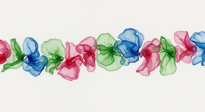 Free Woven Light Ribbons Image - Watercolor, Abstract, Blue | Download ...