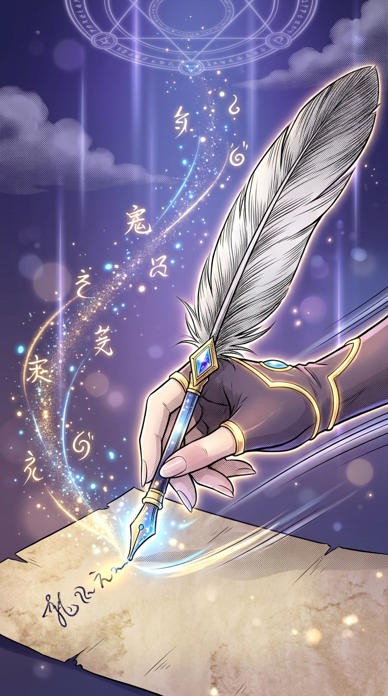 Free Magical Writing Fantasy Image - Anime, Manga, Illustration ...