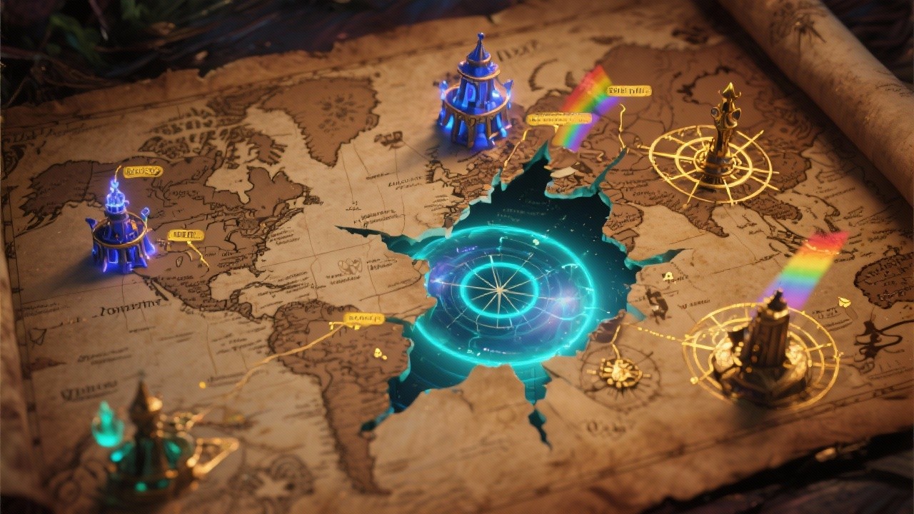 Free Enchanted Fantasy Map Image - Map, Magical, Fantasy | Download at ...