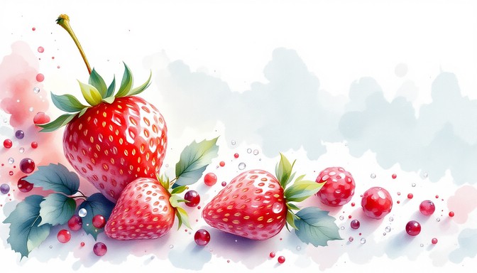 Random Berry Artist Free Fresh Berry Art Image - Watercolor, Strawberry, Botanical ...