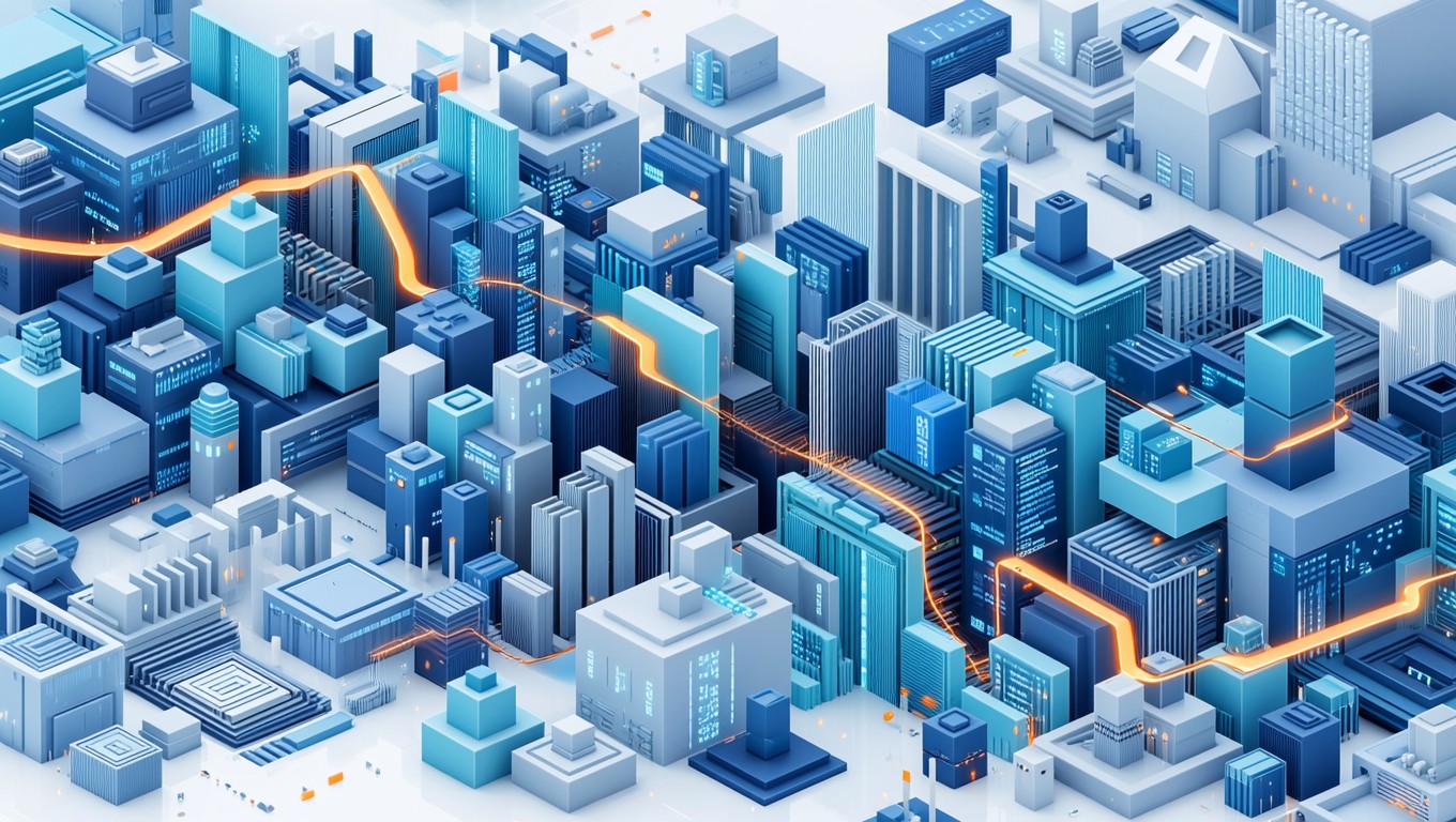 Free Data City Transformation Image - Isometric, Illustration ...