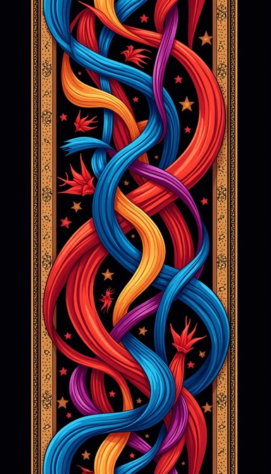 Free Graceful Flowing Ribbons Image - Artistic, Colorful, Graceful ...