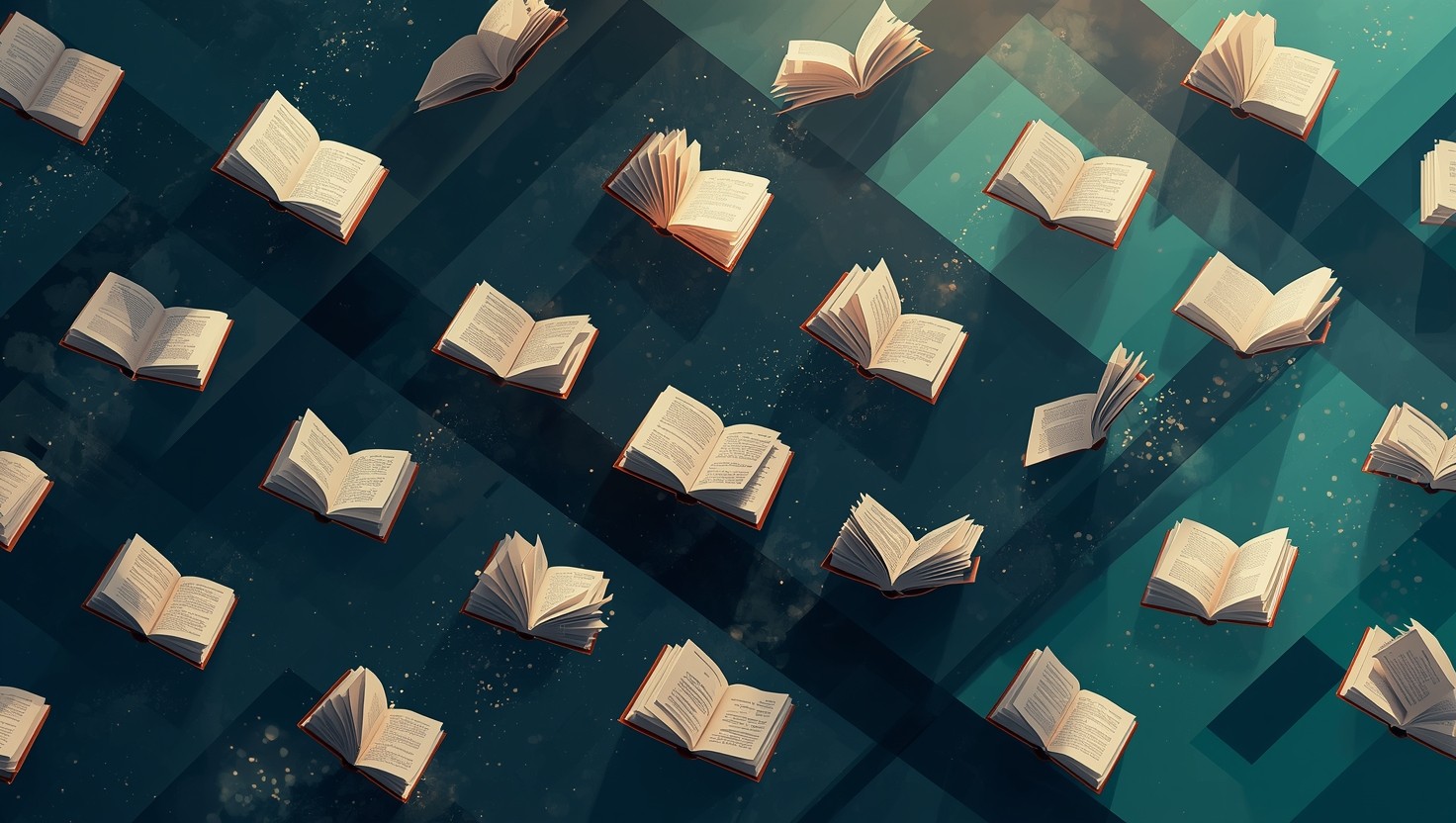Free Floating Knowledge Flow Photo - Books, Floating, Geometric ...